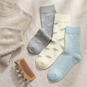 Ponožky viskózové vzorované RS 11927, modré/šedé mix, klasické, jemný svěr, dámské, 3 páry (více velikostí)