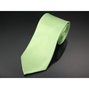 Kravata pánská AMJ jednobarevná KU0006, světle zelená