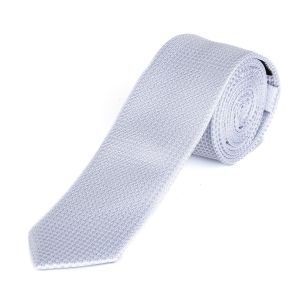Kravata pánská AMJ úzká vzorovaná KI1100, světle modrá