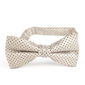 Motýlek pánský AMJ vzorovaný, krémový / kostičkovaný MP461