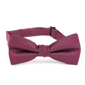 Motýlek pánský AMJ vzorovaný, vínový / kostičkovaný MP486