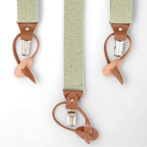 Šle pánské RANGER Dg35.051, délka 120cm, šíře 3,5cm, tvar Y, zelená režná