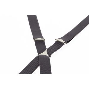 Šle pánské RANGER Dt25.025, délka 130cm, šíře 2,5cm, tvar X, šedomodré