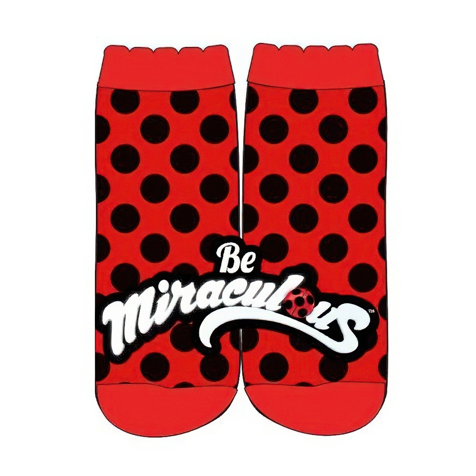 Dětské dívčí ponožky MIRACULOUS (KOUZELNÁ BERUŠKA) 5234023, červené, klasické (více velikostí)