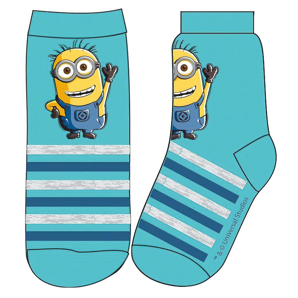 Dětské chlapecké ponožky MIMONI 5234379, tyrkysové, klasické (více velikostí)
